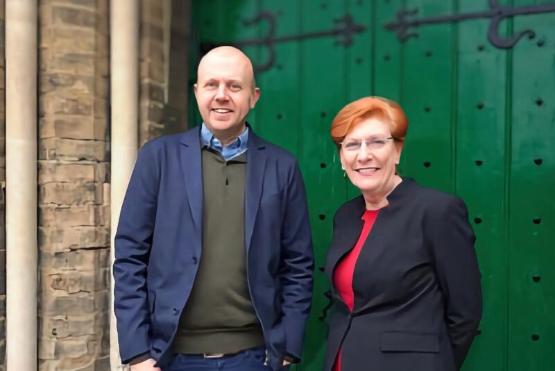 Monica Press and Kensington & Bayswater Labour MP candidate Joe Powell.
